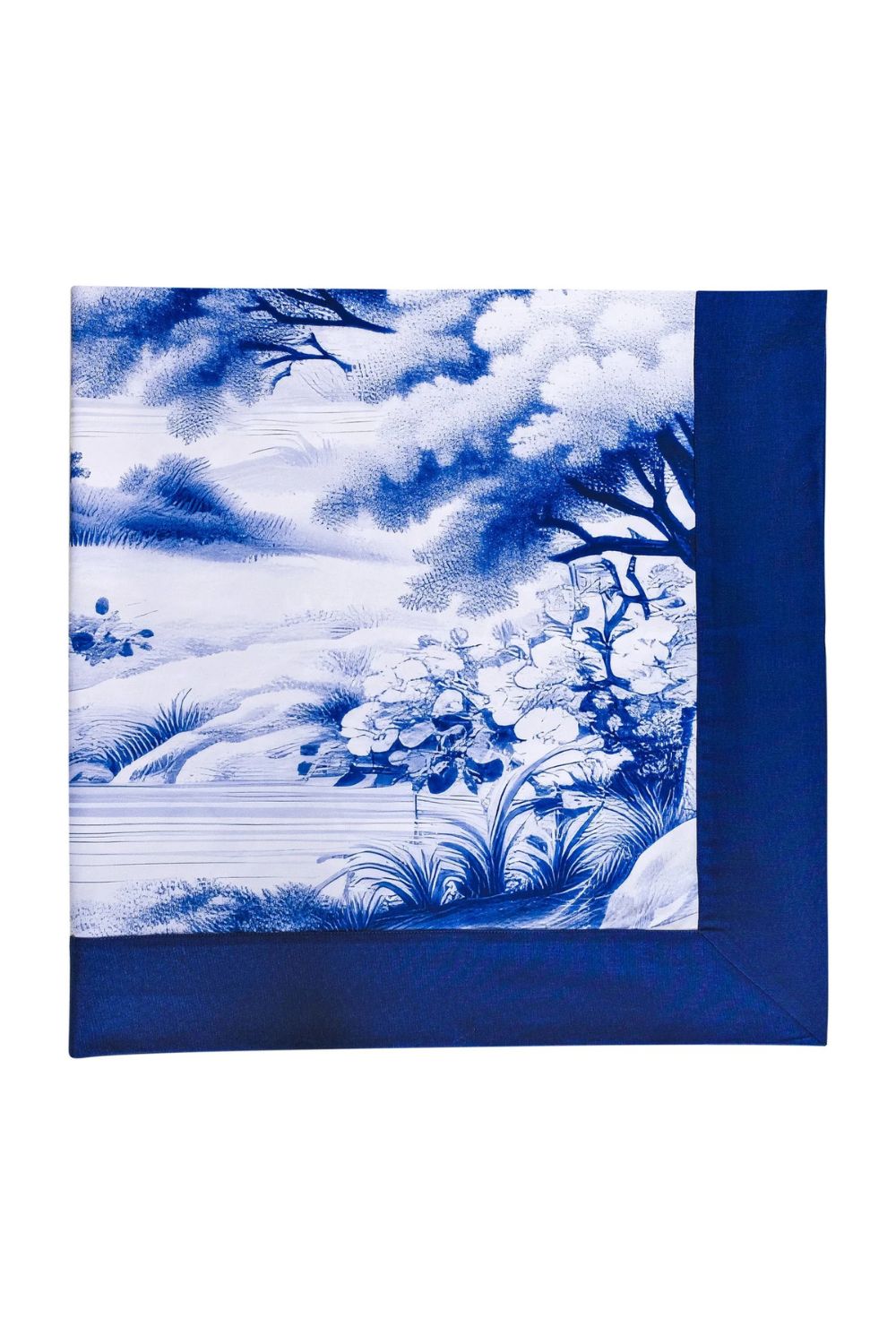 Blue Blanc Desenli Masa Örtüsü - 0