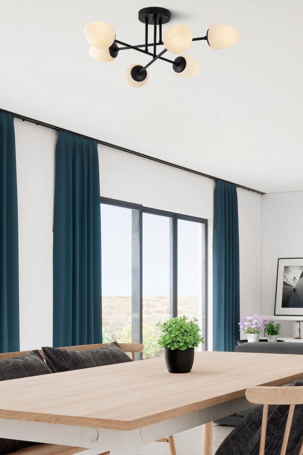 Onyxara 10385 Cam Plafonyer Aydınlatma - 4