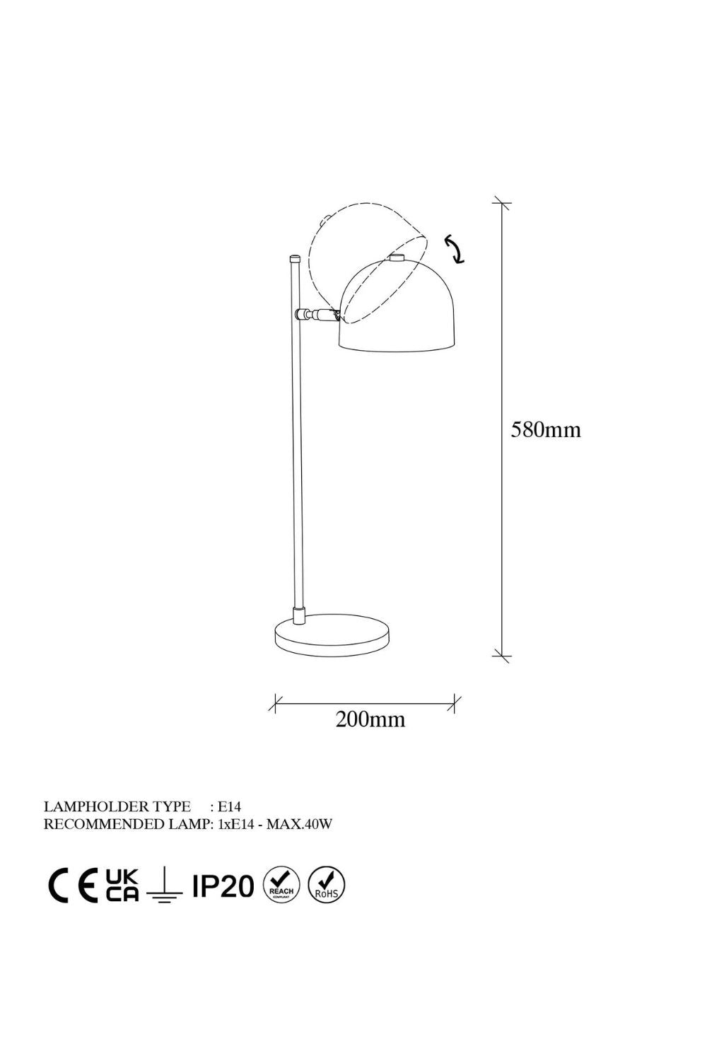 Marigold 13006 Sıvama Masa Lambası Aydınlatma - 6