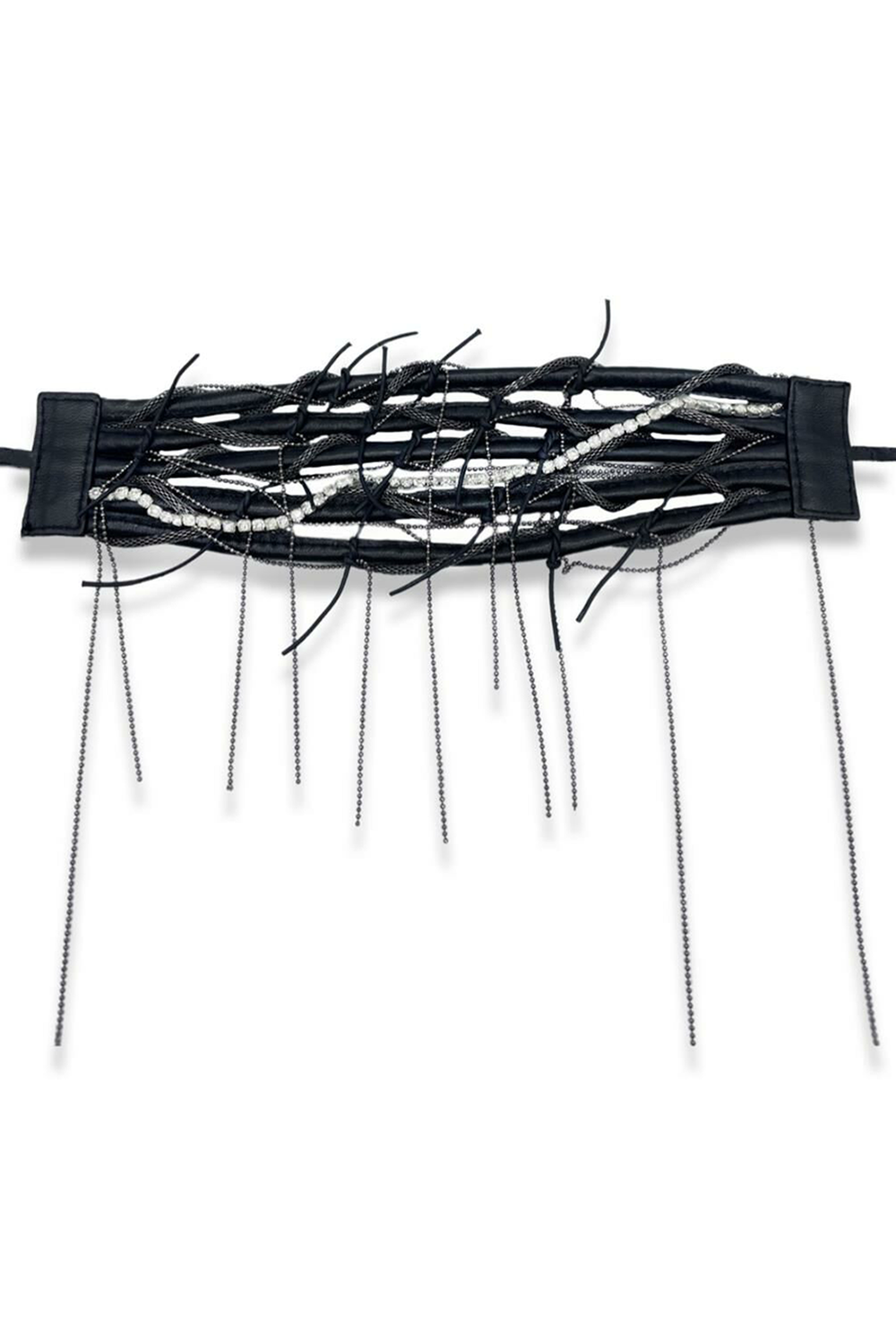Nathair Deri Choker Kolye - 0