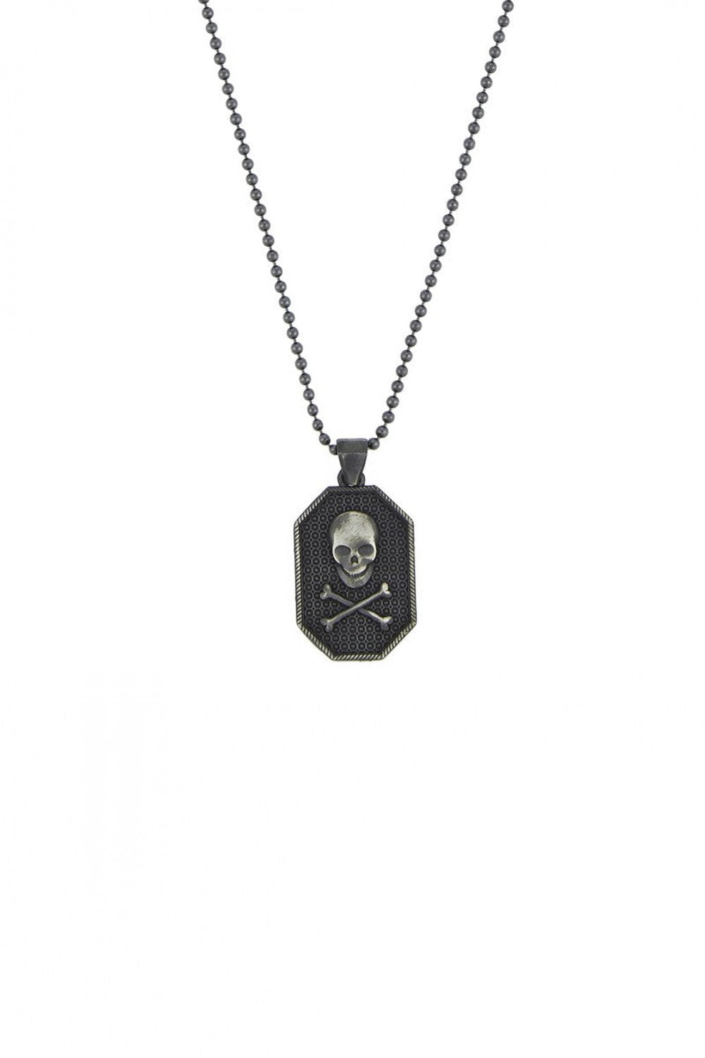 Skull Kolye, Oksit Kaplama - 0