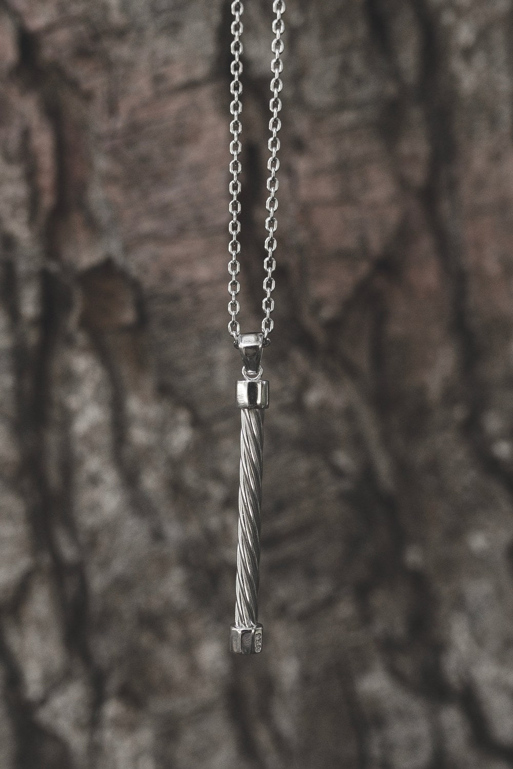 Helical Zincir Kolye, Gümüş - 2