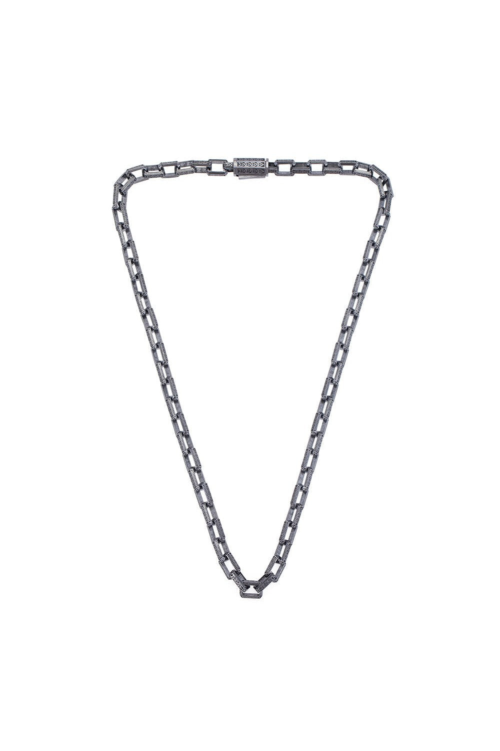 Inlaid Zincir Kolye, Oksit Kaplama - 2
