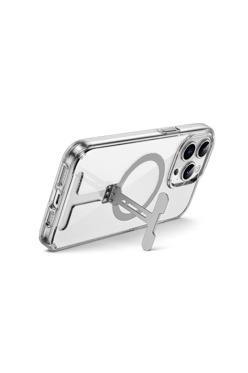 Magsafe Uyumlu Standlı Şeffaf Kılıf, Iphone 15 Pro - 2