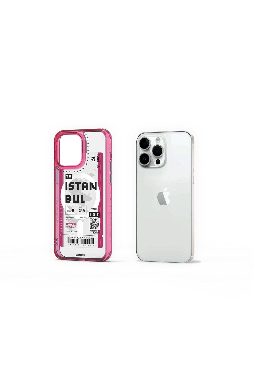 Turkey B Serisi Magsafe Uyumlu Bilet Desenli Kılıf, Iphone 15 Pro - 4