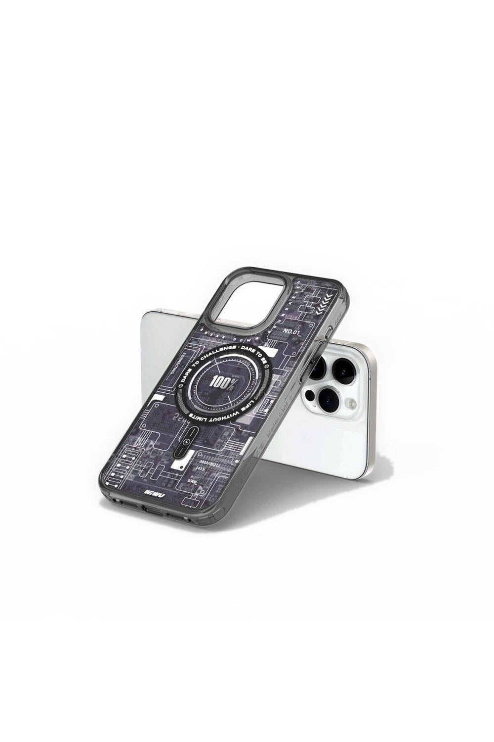 Mecha Circuit H Serisi Magsafe Uyumlu Desenli Kılıf, Iphone 15 Pro Max - 5