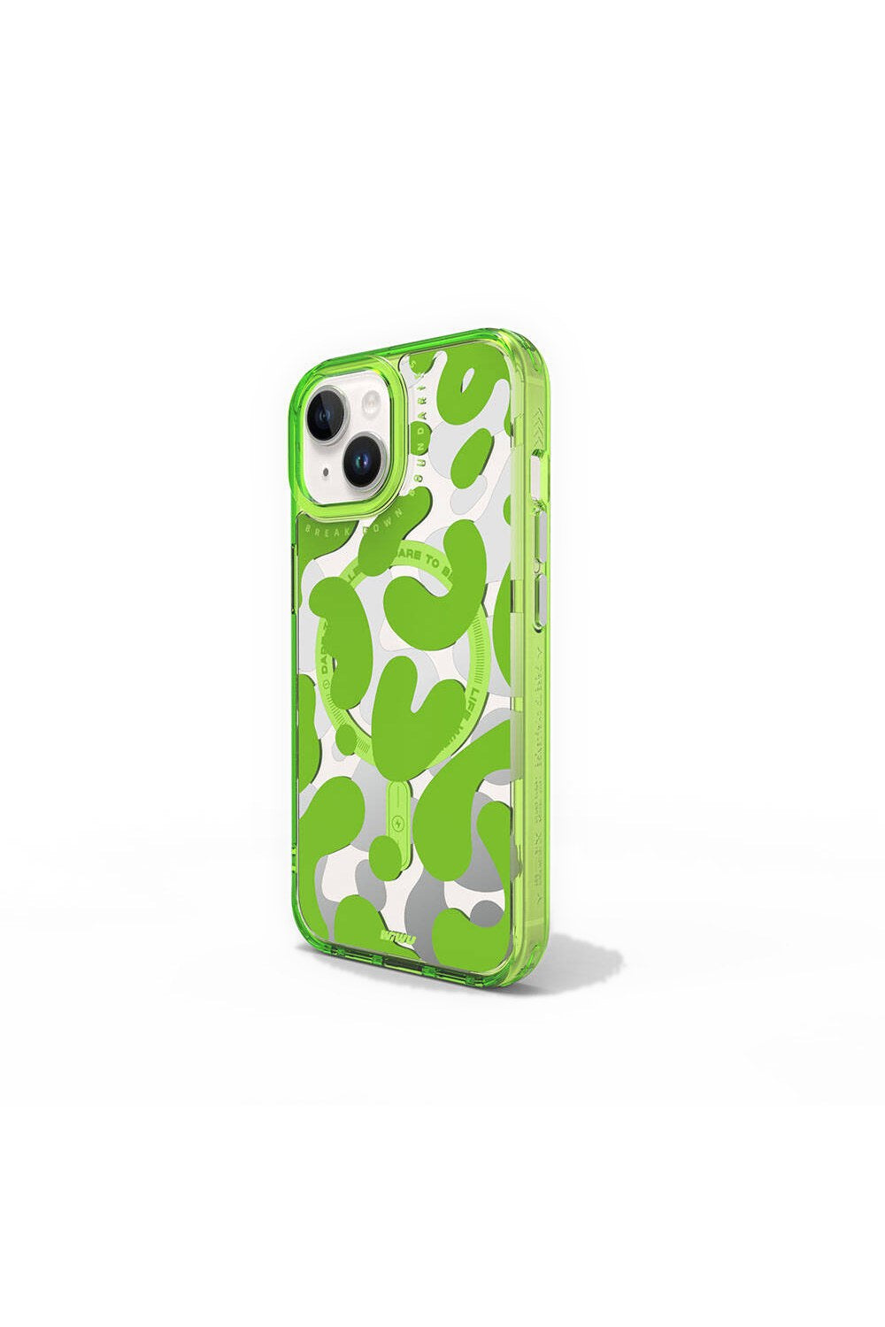 Fluorescent G Serisi Magsafe Uyumlu Boya Desenli Kılıf, Iphone 15 - 1