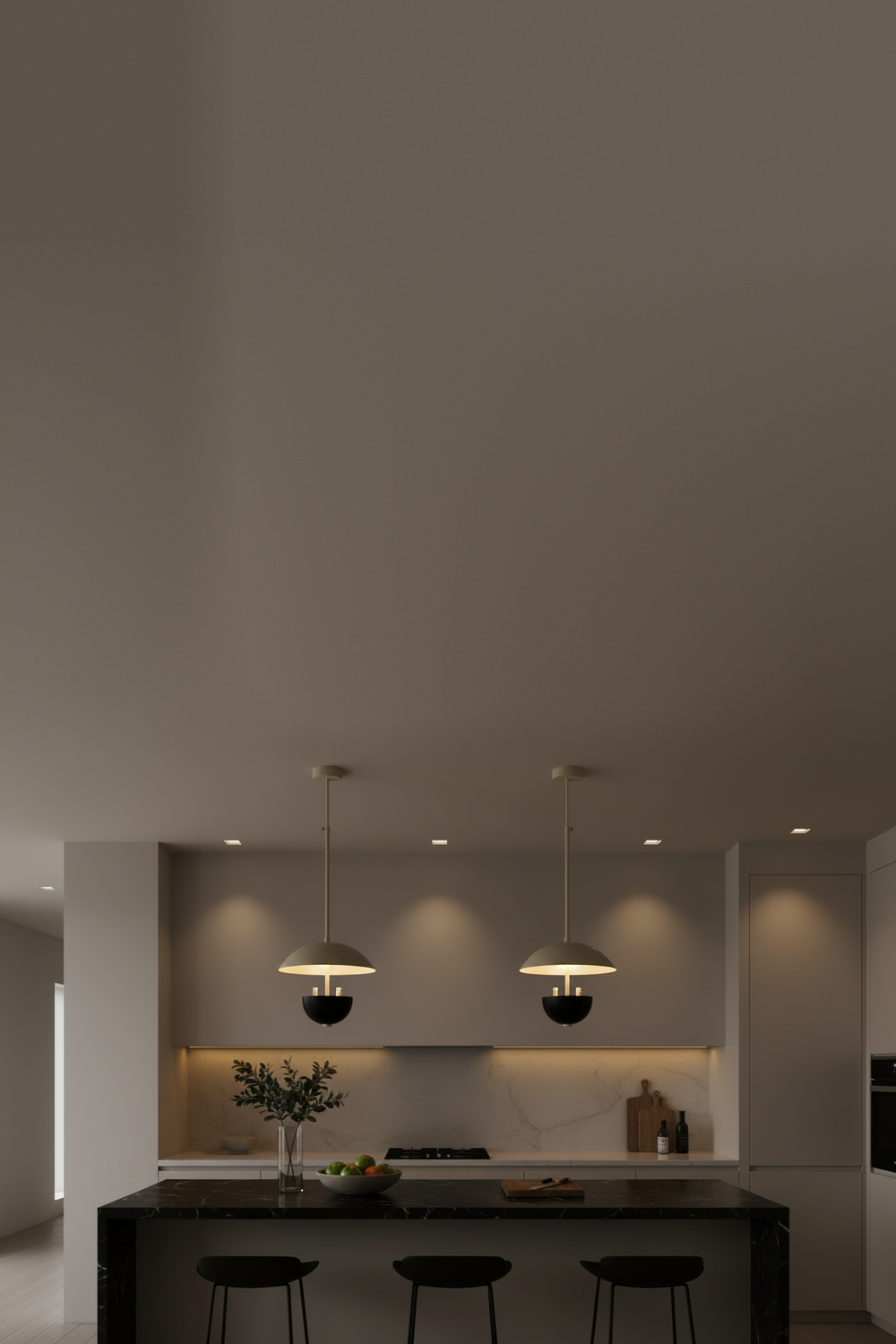 Malibu Rustik Avize, Krem - Siyah - 4