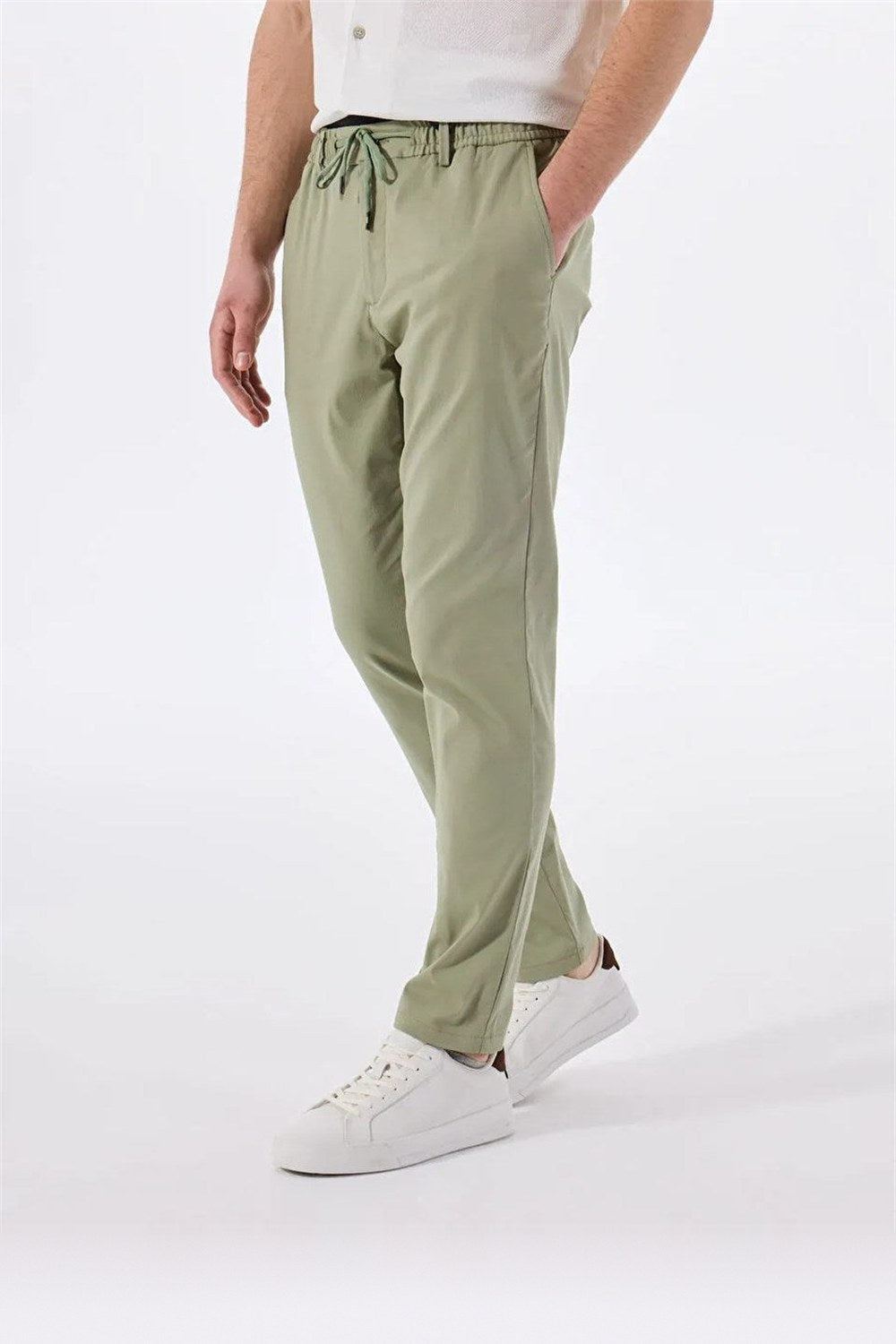 Fermuar Detaylı Jogger Erkek Pantolon - 2