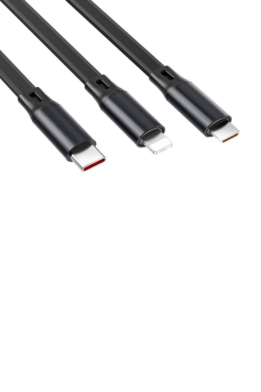 Wi-C012 Masaüstü Düzenleyicili 3'ü 1 Arada Hızlı Şarj Kablosu, 1,2 M - 2