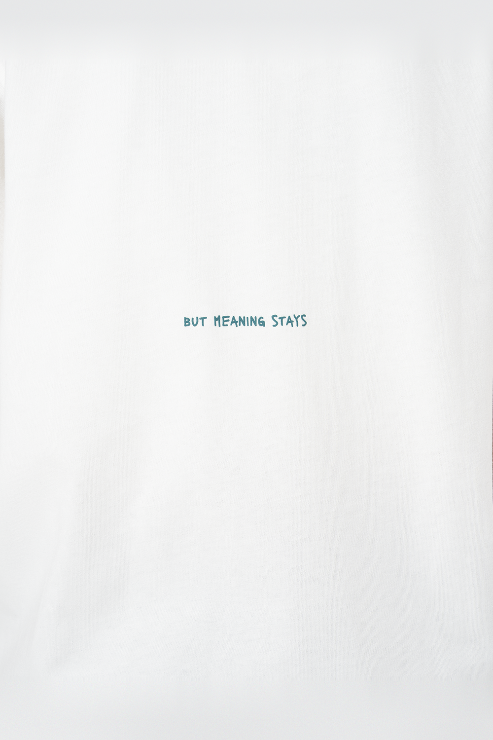 Kadın Oversize Basic Baskılı Tişört - Beyaz - 3