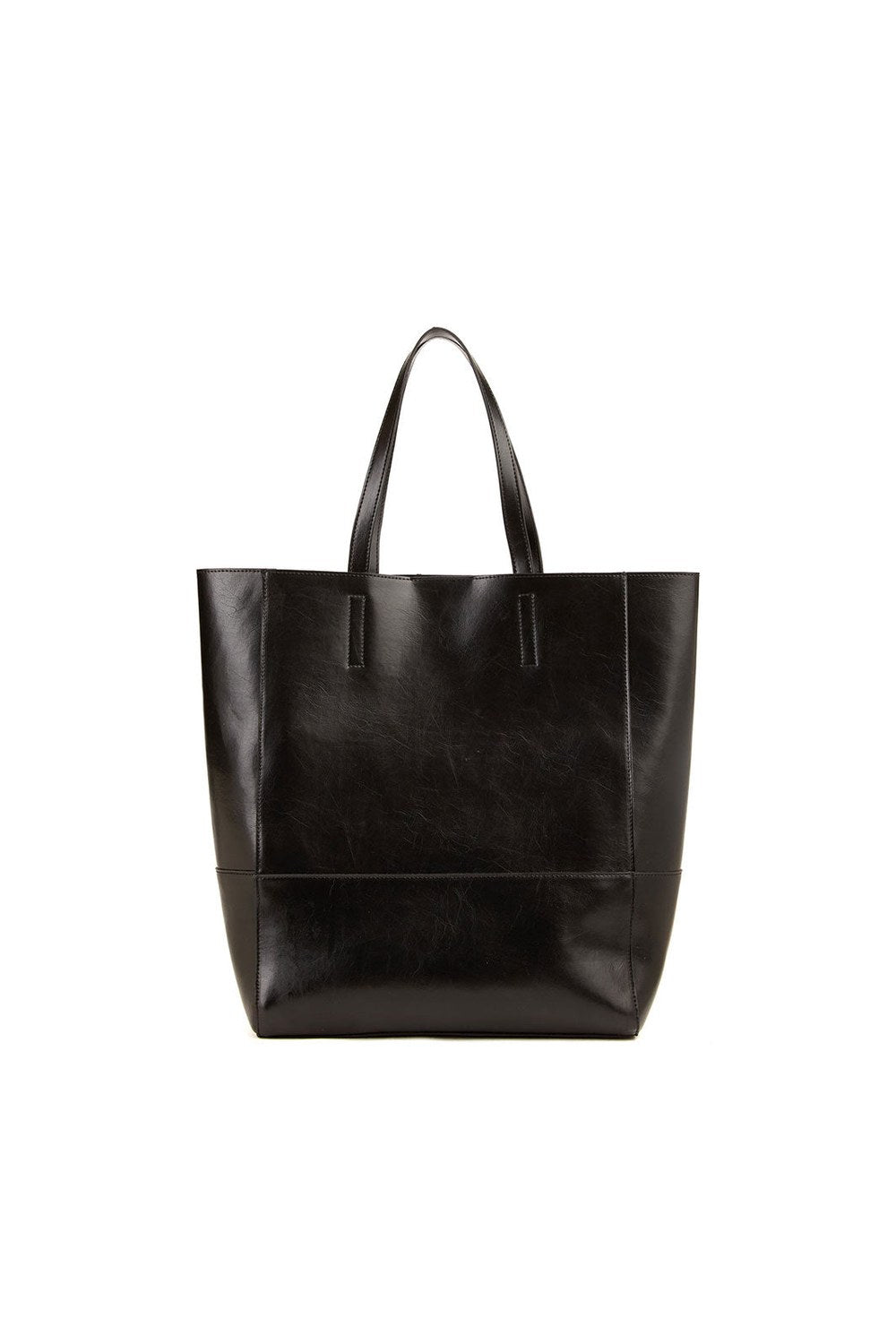 Olive Leather Handbag Black - 0