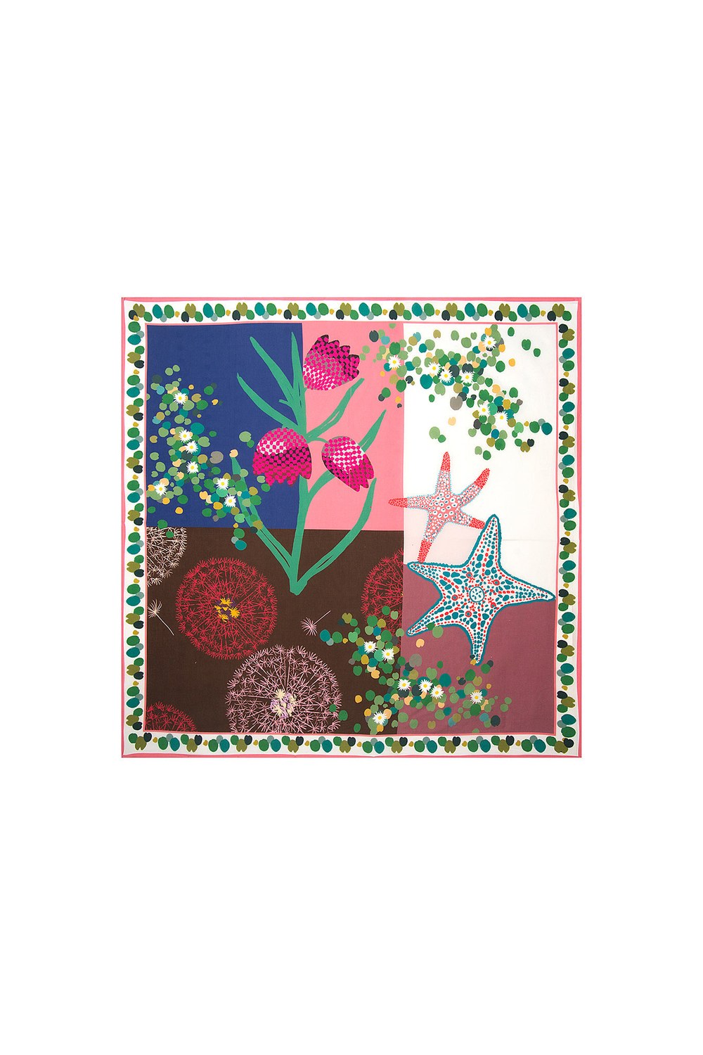 Lunar Cotton Printed Pareo / Scarve - 0