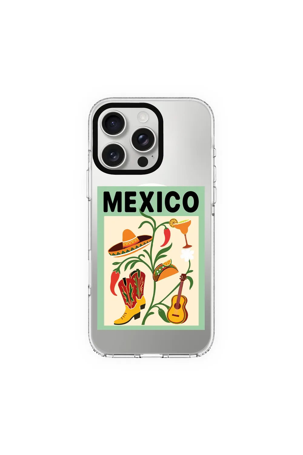 I Am Mexican-Clear Kılıf Magsafe Özellikli - Iphone 16 Pro Max - 0