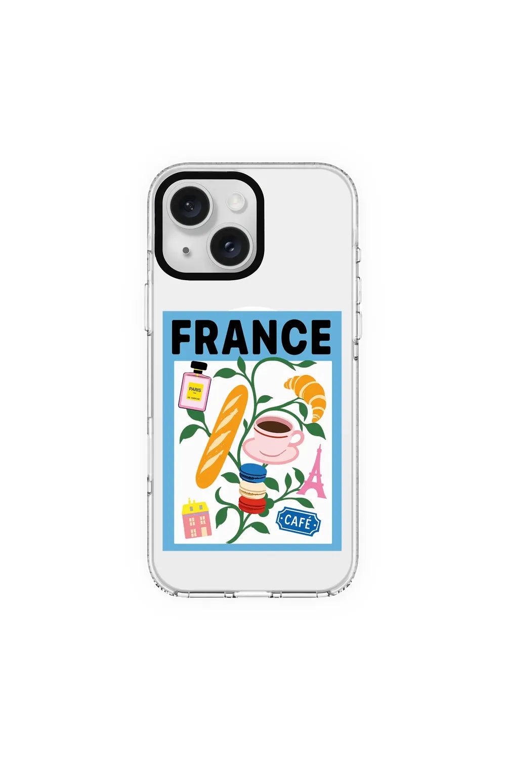 I Am French-Clear Kılıf Magsafe Özellikli - Iphone 15 Plus - 0