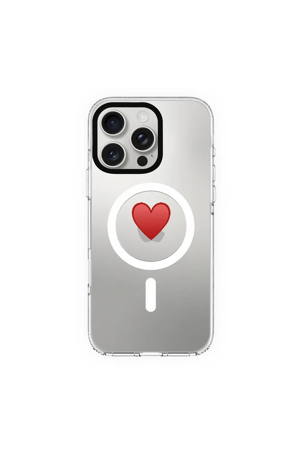 Spread Heart-Clear Kılıf Magsafe Özellikli - Iphone 16 Pro Max - 0