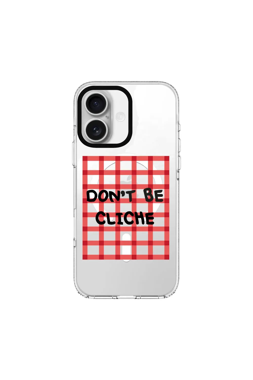 Don't Be Cliche-Clear Kılıf Magsafe Özellikli - Iphone 17e - 0