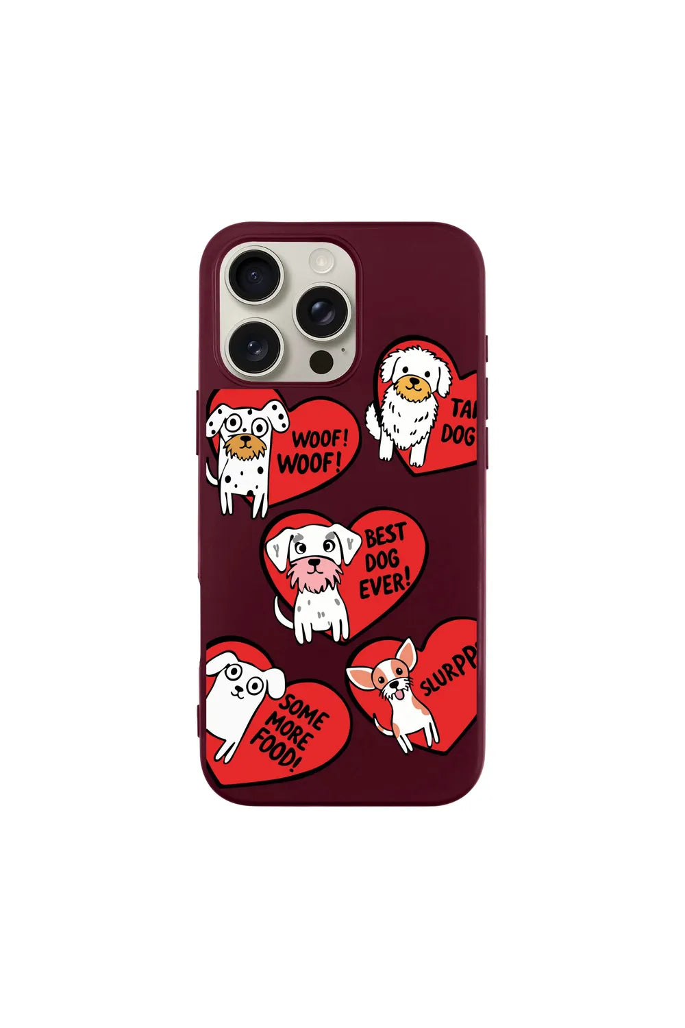 Dogs With Hearts-Ultra Silikon Kılıf-Iphone 15 Pro - 0