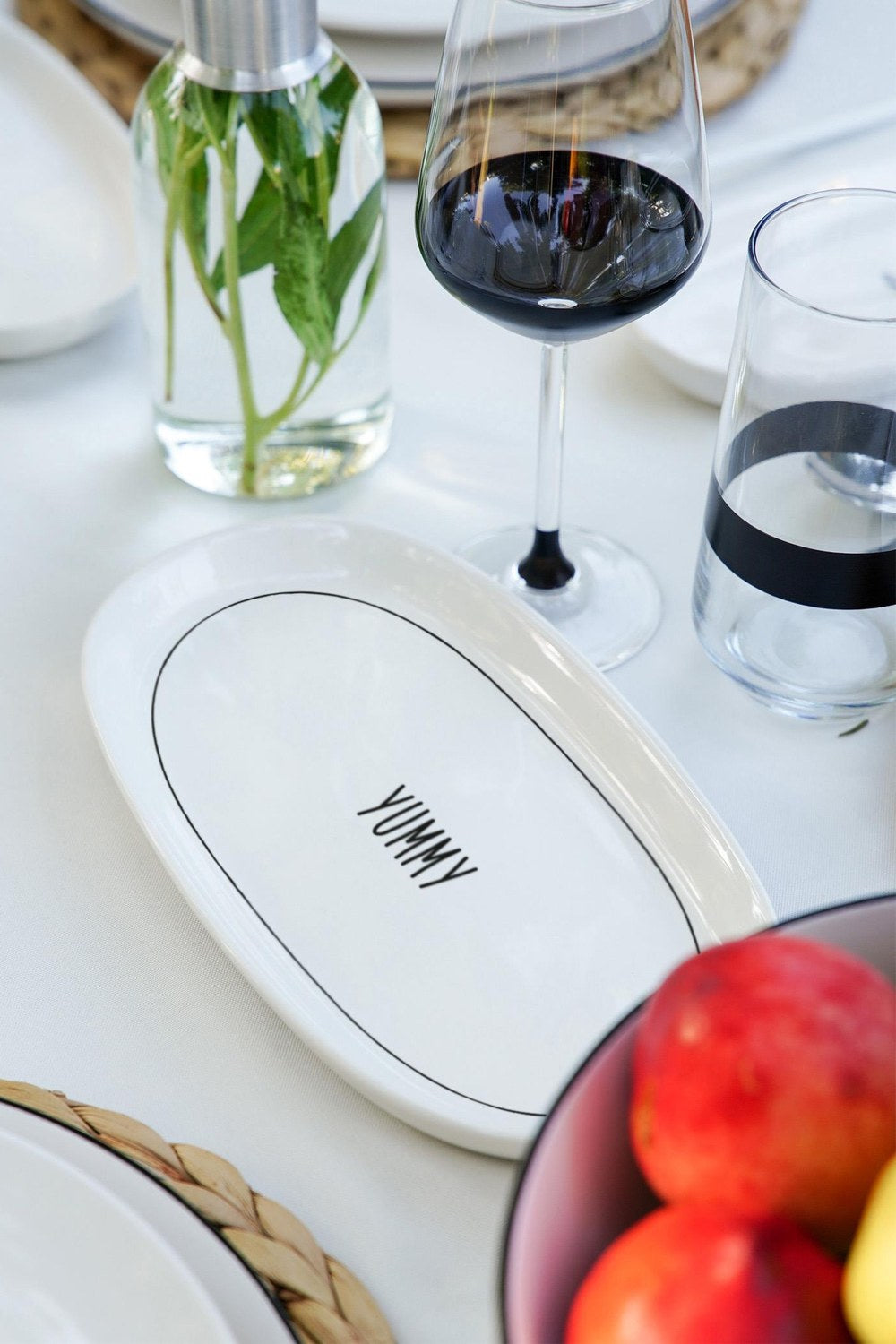 Daily Tunes Oval Servis Tabağı 2'li Set, 26 Cm - 0