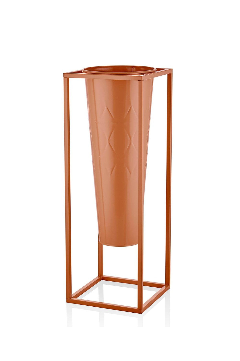 Prizma Vazo Saksı, Terracotta, 80 × 30 × 30 Cm - 0
