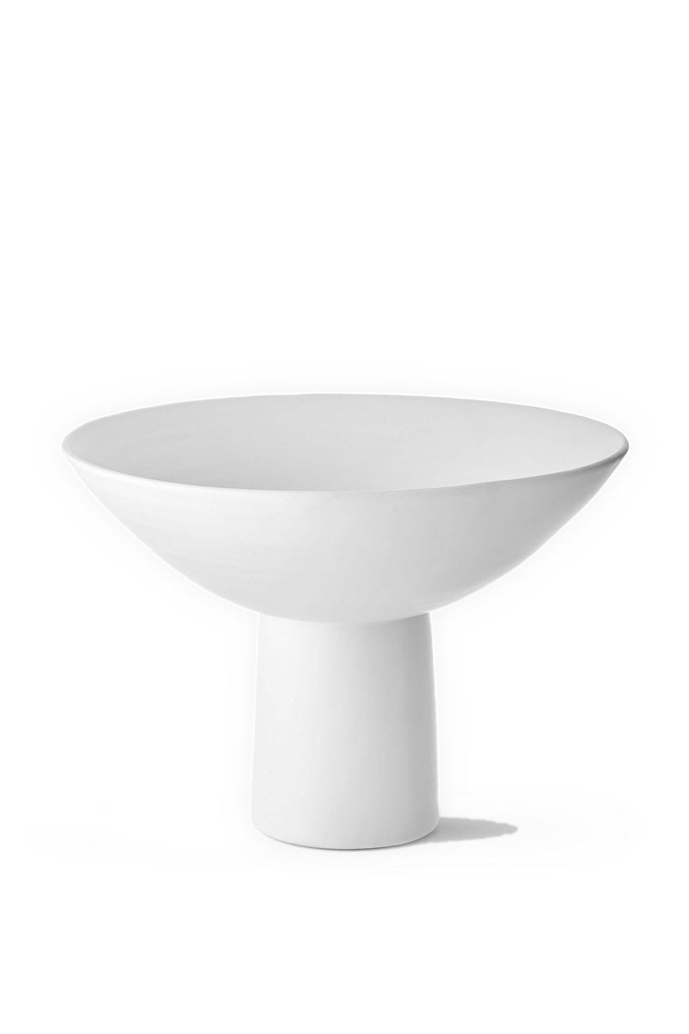 Pure Dekoratif Ayaklı Kase, Beyaz, 36 × 36 × 26 Cm - 0