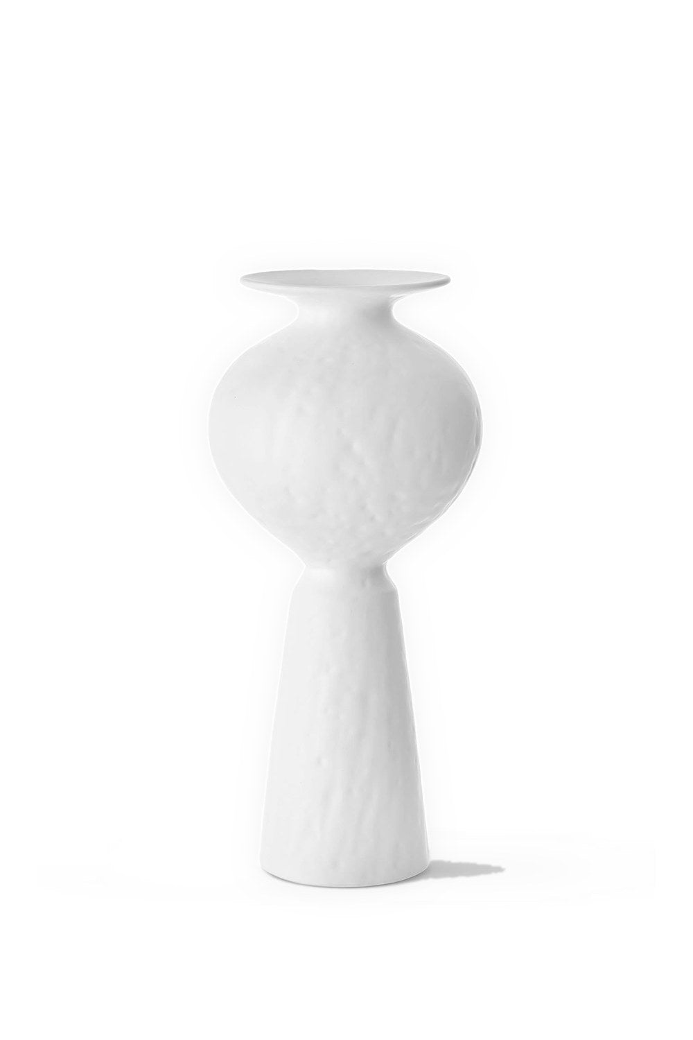 Pure Dekoratif Vazo, Beyaz, 18 × 18 × 40 Cm - 0