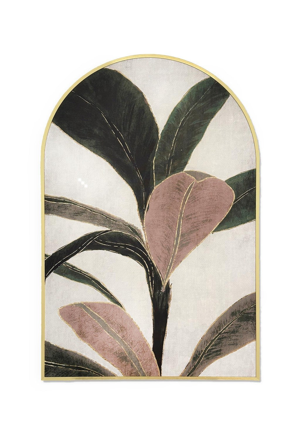 Botanic Leaf Tablo 80x120 Cm - 4