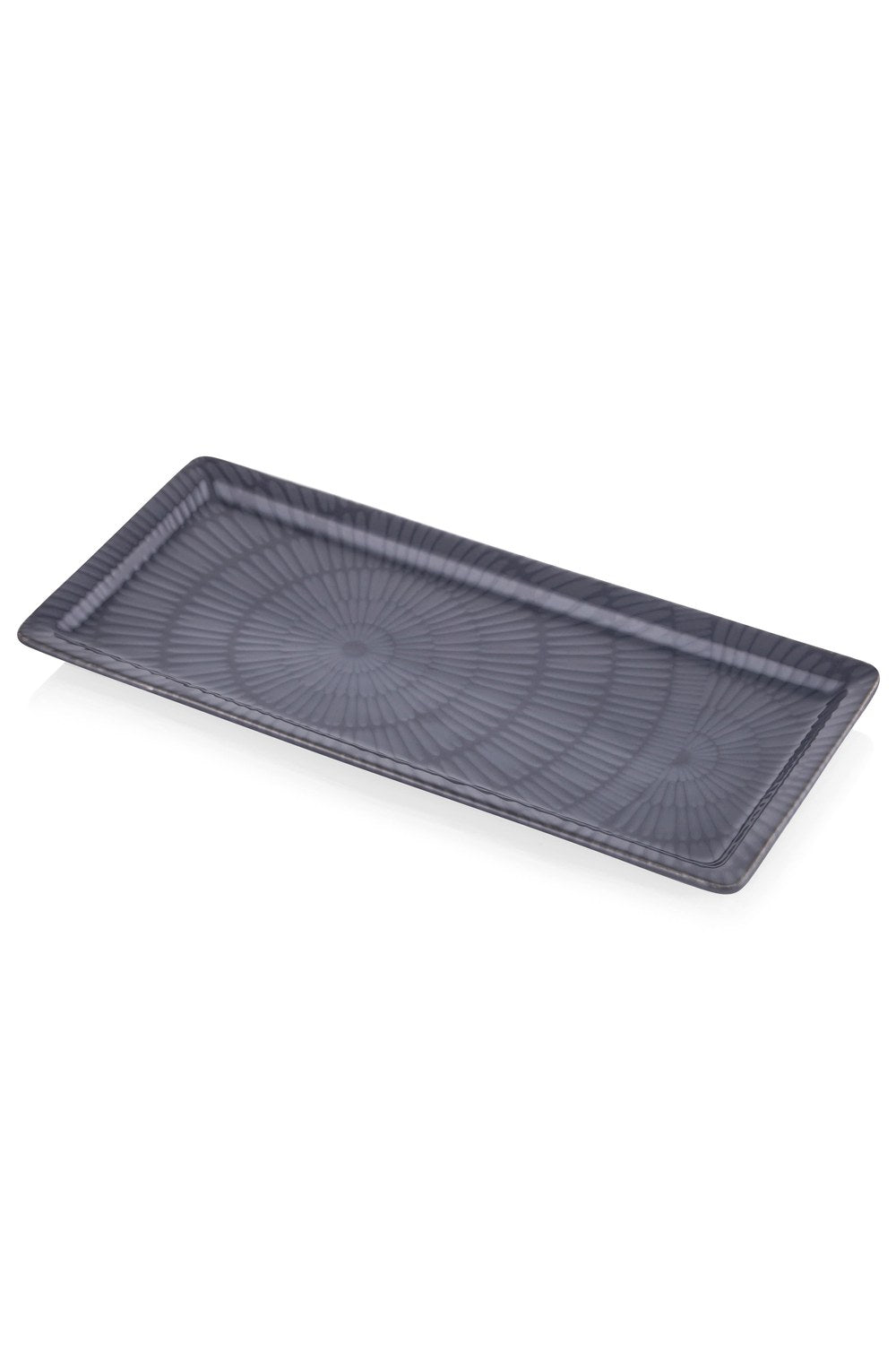 Noon Dikdörtgen Servis Tabağı, Gri, 35 × 16 Cm - 1