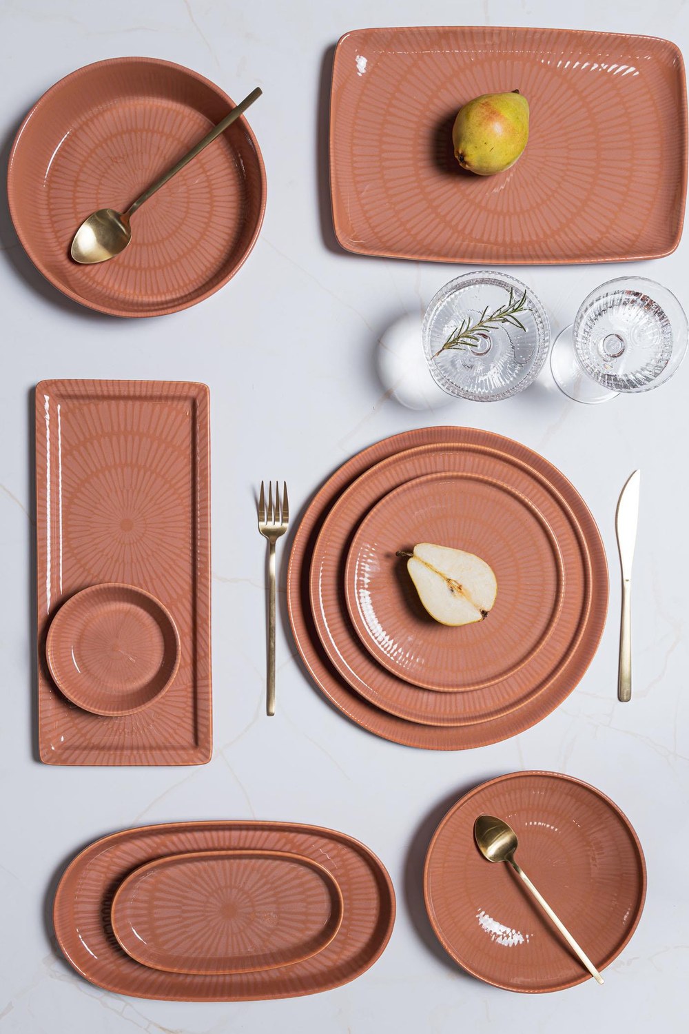 Noon Yemek Tabağı 6'lı Set, Somon, 20 Cm - 4