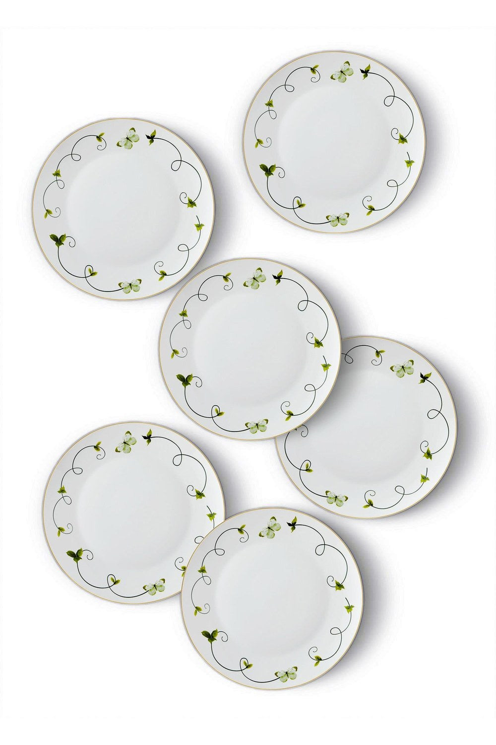 Butterfly Servis Tabağı 6 Kişilik, 27 Cm - 3