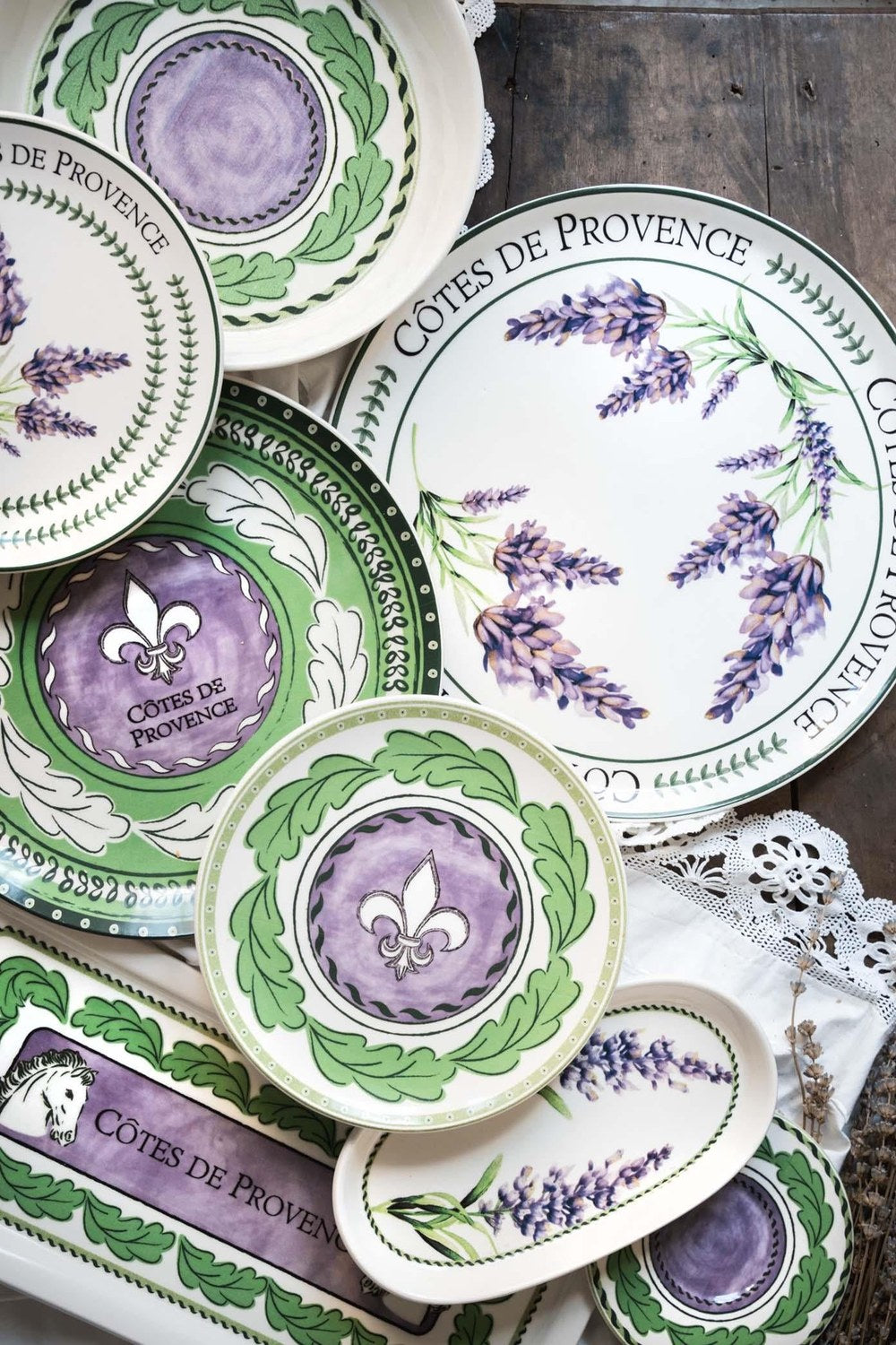 Provence Lavanta Pasta Tabağı 6lı Set 19 Cm - 1
