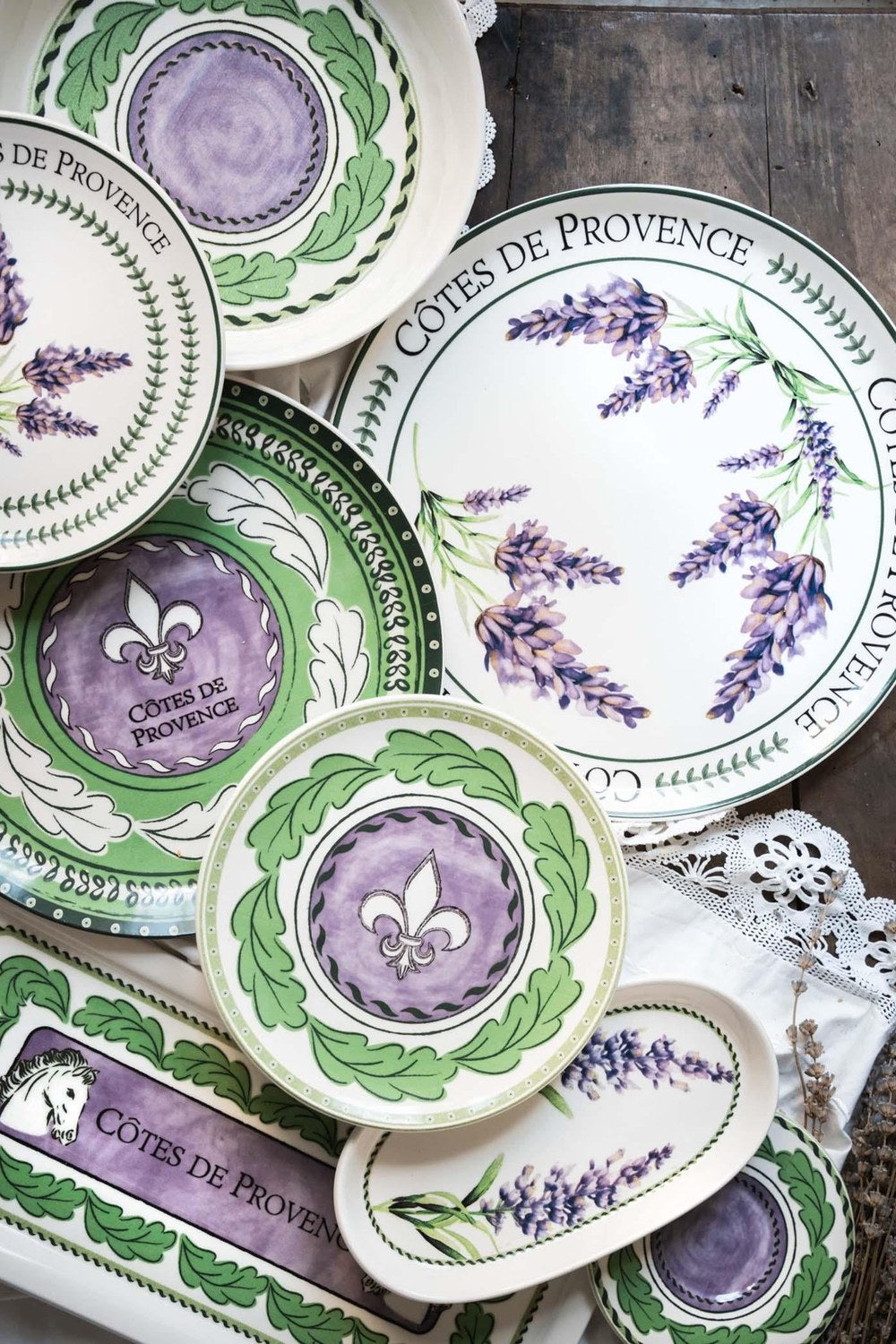 Provence Lavanta Servis Tabağı 30 Cm - 1