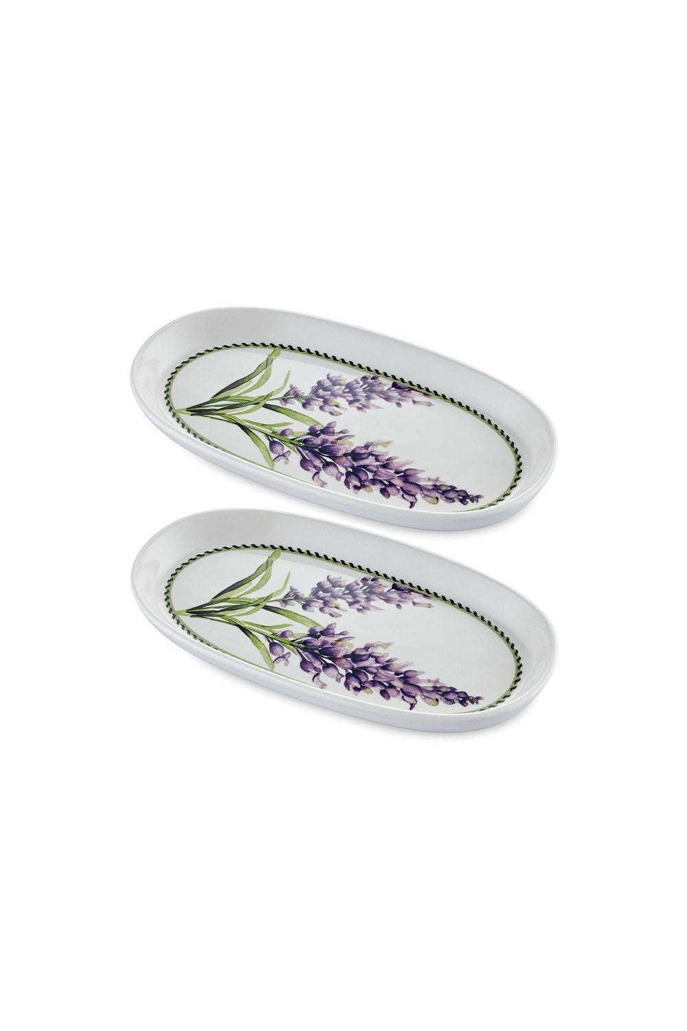 Provence Lavanta Oval Servis Tabağı 2'li, 23 × 14 Cm - 3