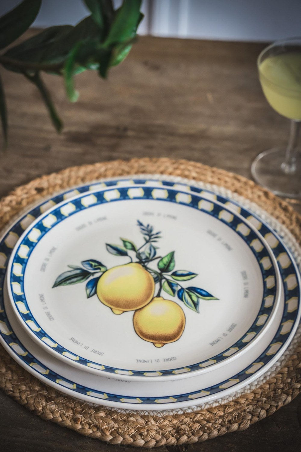 Odore Di Limone Servis Tabağı 6lı Set 26 Cm - 0