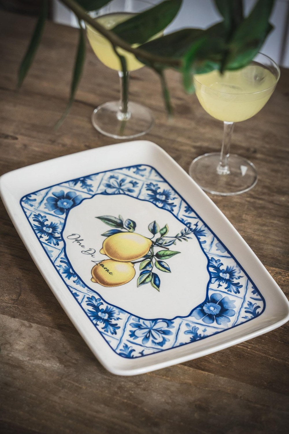 Odore Di Limone Dikdörtgen Servis Tabağı 31x20 Cm - 0