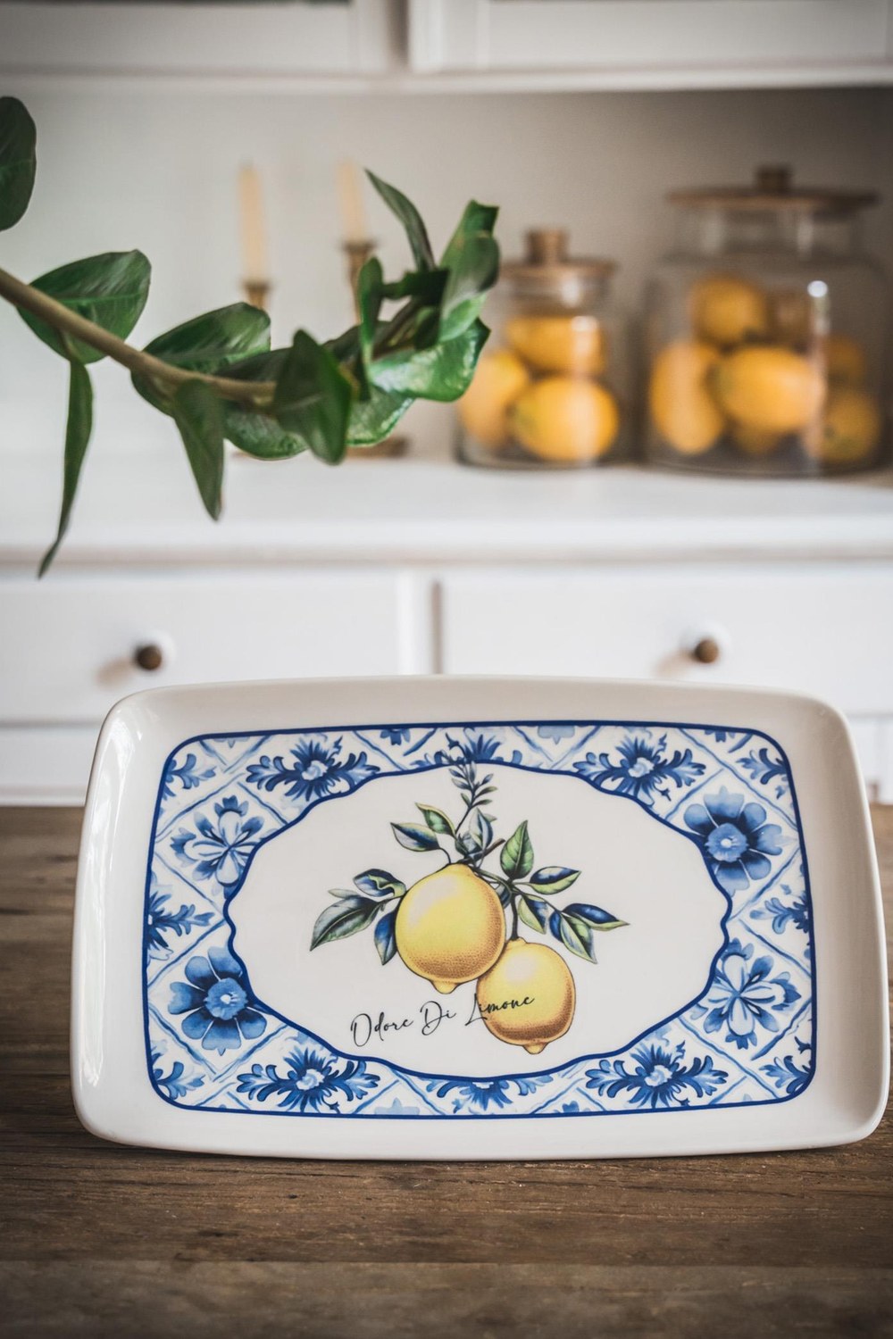 Odore Di Limone Dikdörtgen Servis Tabağı 31x20 Cm - 1