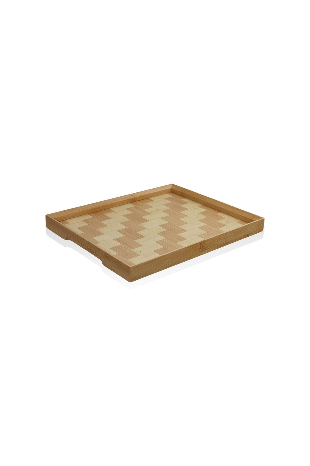 Wicker Bambu Tepsi, 31 × 25 × 3 Cm - 0