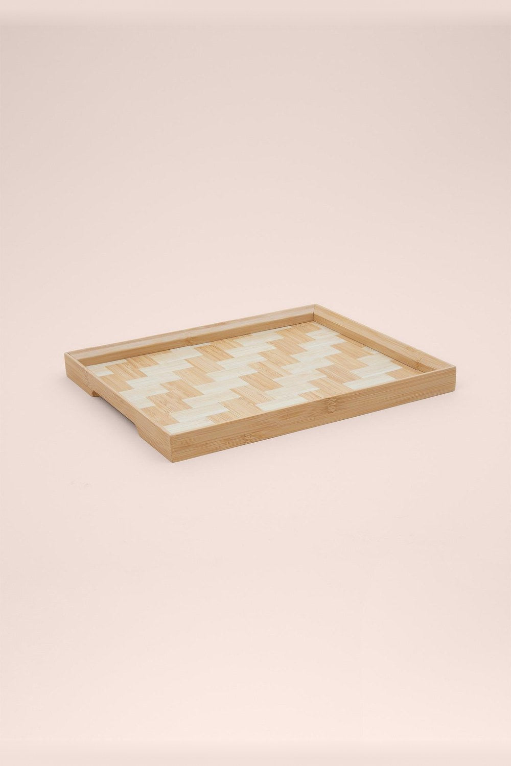 Wicker Bambu Tepsi, 31 × 25 × 3 Cm - 2
