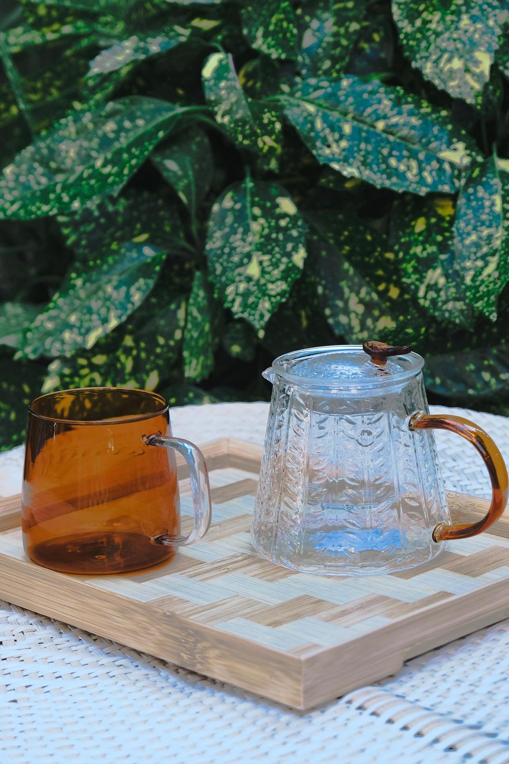 Wicker Bambu Tepsi, 31 × 25 × 3 Cm - 4