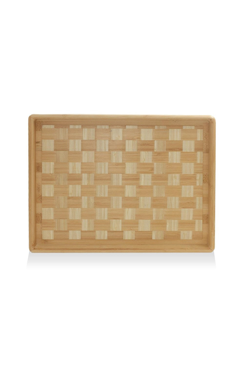 Wicker Bambu Tepsi, 40 × 31 × 3 Cm - 1