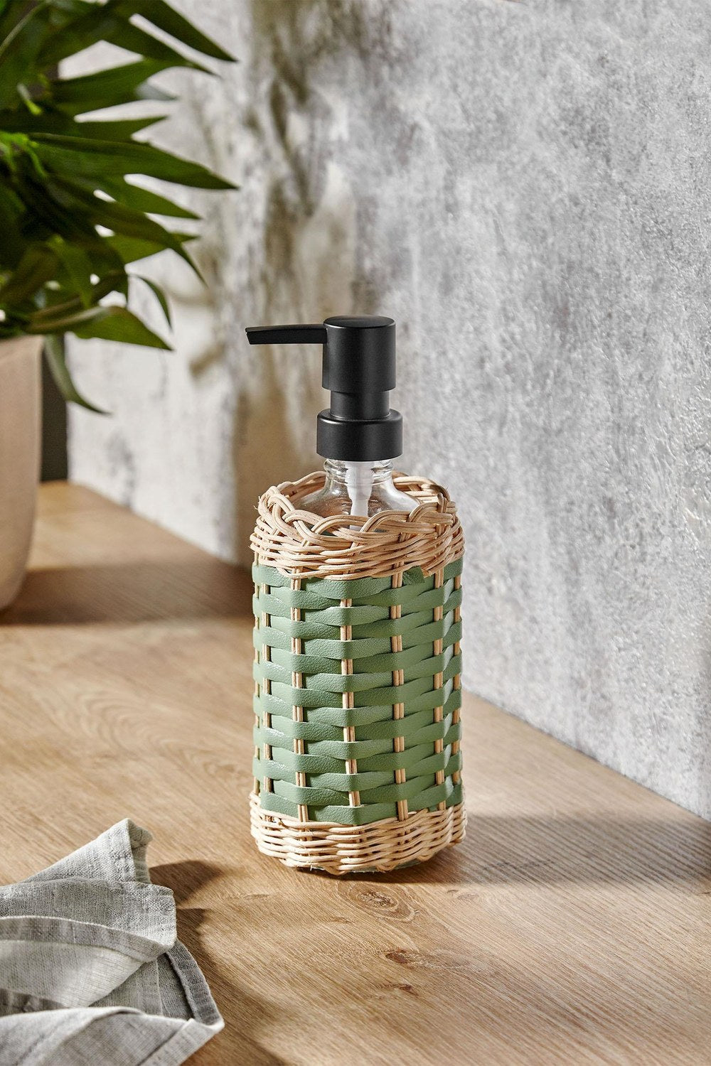 Rattan Sıvı Sabunluk, Yeşil, 483 Ml - 0