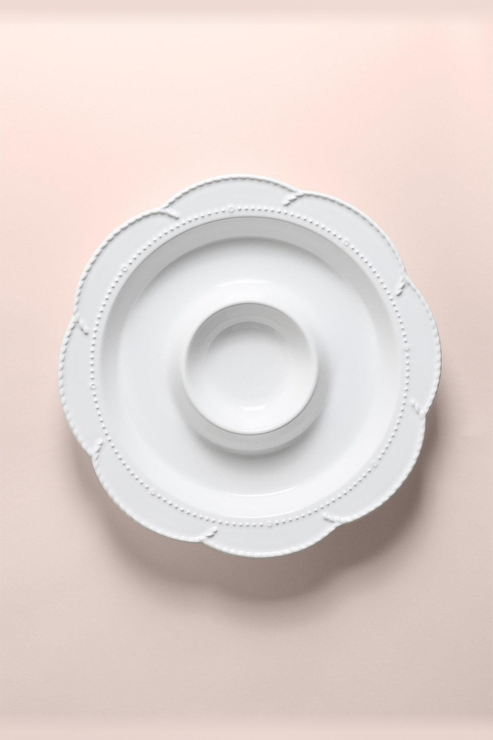 Grande Servis Tabağı Bölmeli Beyaz 39 Cm - 2