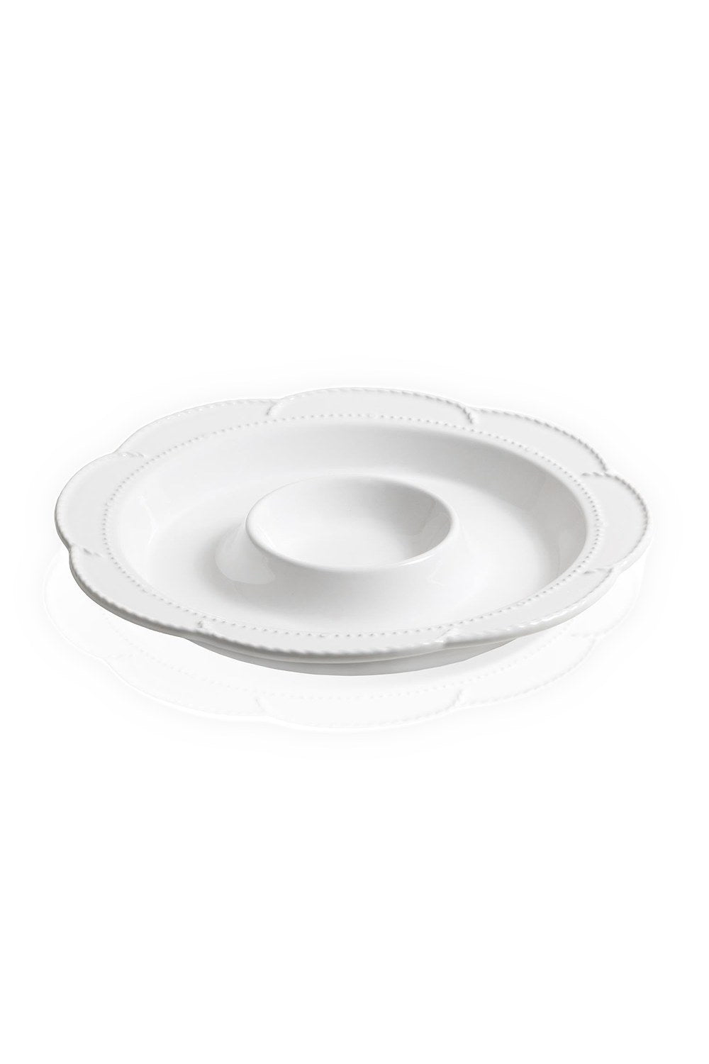 Grande Servis Tabağı Bölmeli Beyaz 39 Cm - 3