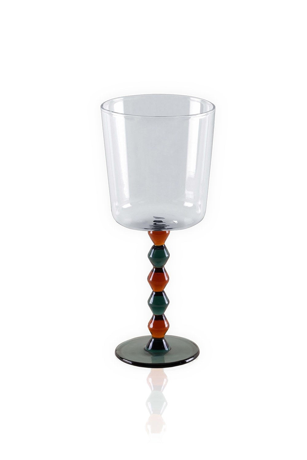Bead Şarap Kadehi, Amber, 300 Ml - 0