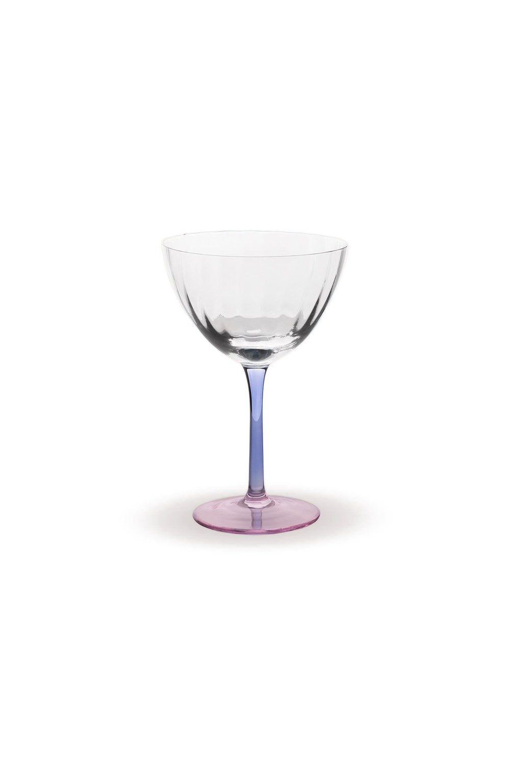 Ayaklı Cam Dondurma Kasesi, Mavi & Pembe, 280 Ml - 3