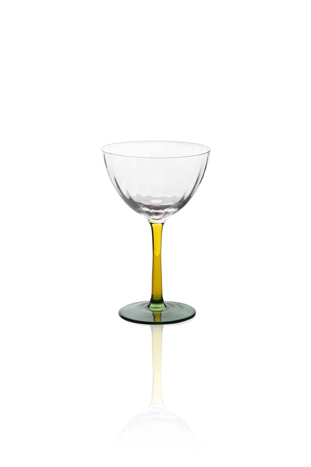 Ayaklı Cam Dondurma Kasesi, Sarı & Yeşil, 280 Ml - 3