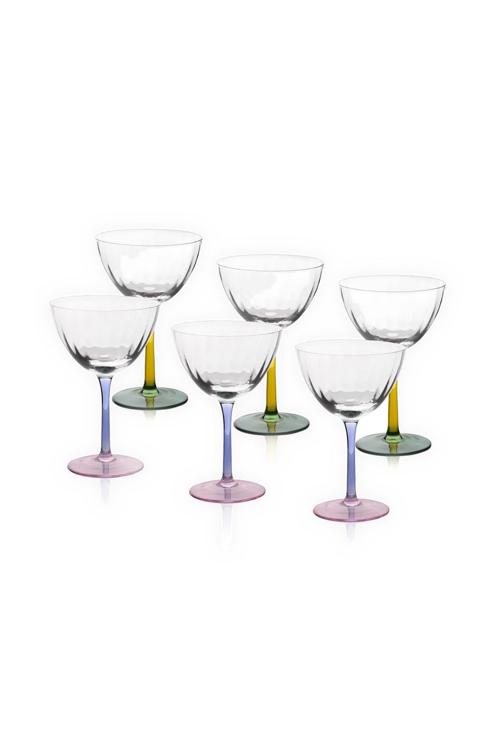 Ayaklı Cam Dondurma Kasesi 6lı Set 240 Ml - 0