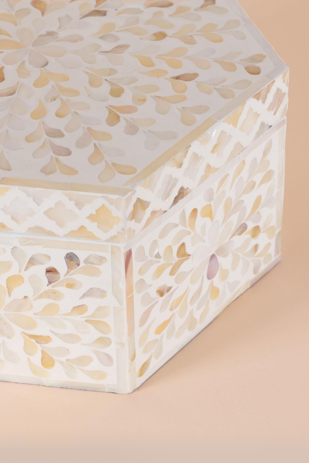 Sedef Altıgen Kutu 28x24x14 Cm - 2