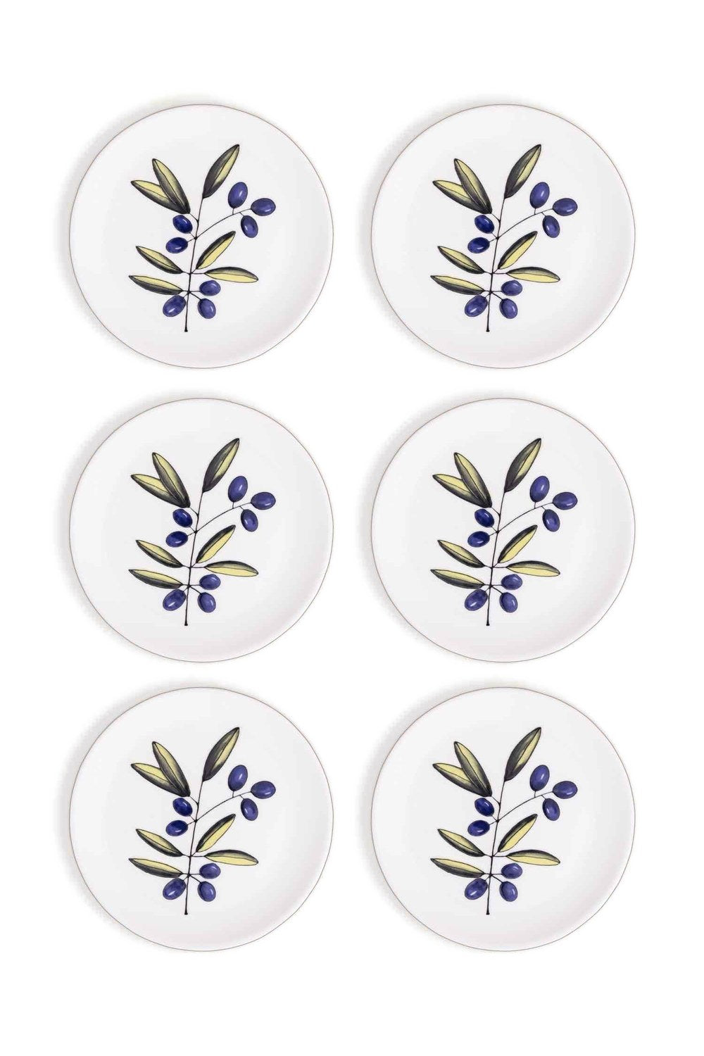 Olivos Pasta Tabağı 6'lı Set, 19 Cm - 2