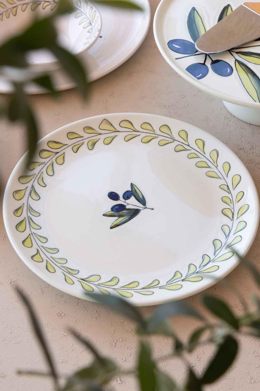Olivos Pasta Tabağı 6'lı Set, 19 Cm - 0